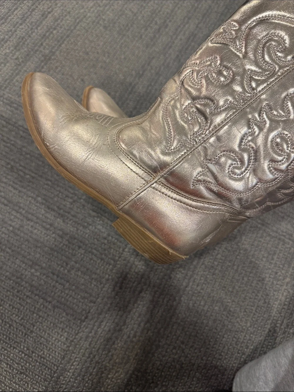 Tucker + Tate Metallic Taupe Ankle Boots